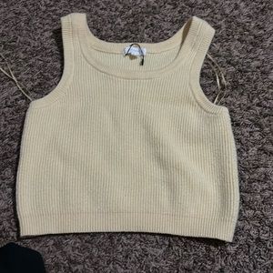 Sweater tank top